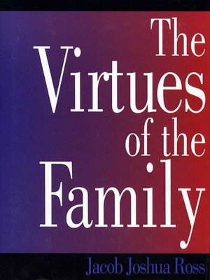 cover image of Virtues of the Family